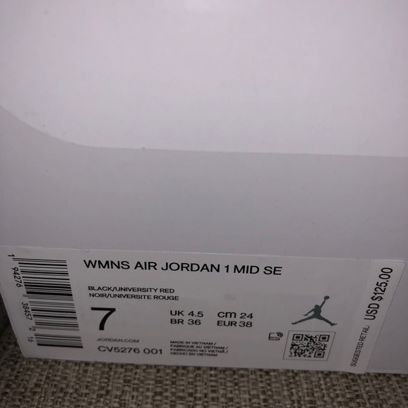 Jordan 1 Mid Multi Patent - Picture 9 of 10